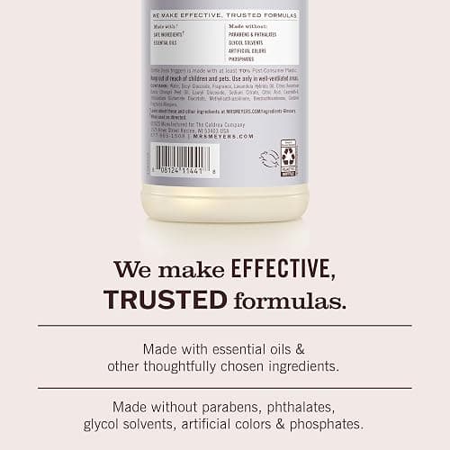 MRS. MEYER'S CLEAN DAY Multi-Surface Everyday Cleaner, Lavender Scent, 16 Fl Oz Bottle - 3 Pack thumbnail 5