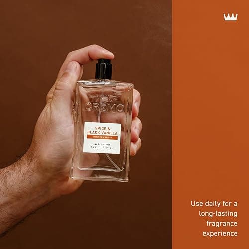 Cremo Cologne For Men - Spice & Black Vanilla Mens Cologne Spray, An Explosion of Vibrant Spices, Dark Woods and Black Vanilla, Multi-Layered Signature Men's Fragrances, 3.4 Fl Oz thumbnail 4