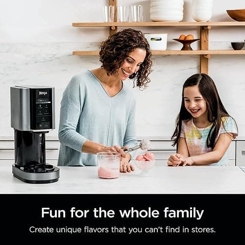 Ninja NC300 CREAMi Ice Cream Maker with (2) Pint Containers & Lids, Silver (Renewed) thumbnail 7