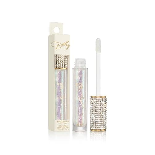 Dolly Beauty Hi-Gloss Lips - Non-Sticky Lip Gloss - Moisturizing for Everyday Use - Pocket Friendly, Blendable & Layerable - Vegan & Vitamin E-Enriched - Crushed Rhinestone thumbnail 4