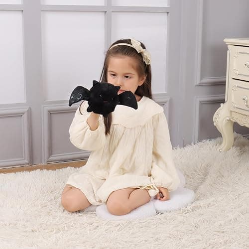Apricot Lamb Toys Plush Halloween Black Bat Stuffed Animal Soft Cuddly Perfect for Child 4 Inches thumbnail 4