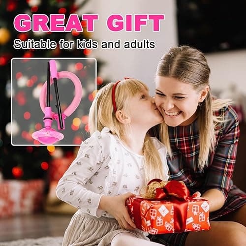 Hewog Skip Ball, Portable Foldable Colorful Flash Wheel Swing Ball, Kids Toys for Girls & Boys, Sports Fitness Toys for Kids & Adults. Gifts for Mom Women & Girls Toys Age 5-10 Years thumbnail 6