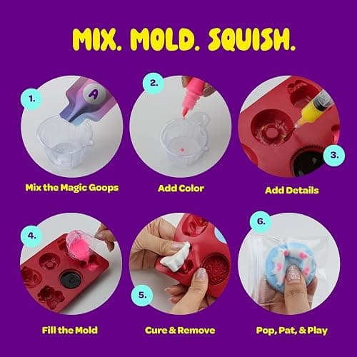 Taba Squishy Making Kit for Kids - Kids Crafts - 6 7 8 9 10 11 12 Year Old Girl Birthday Gift Squishies Craft Kits - Arts and Crafts for Kid for 8-12 - Toys for Girls Ages 5-7 thumbnail 3