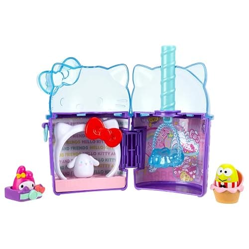 Squish-a-longs Hello Kitty and Friends Hello Kitty Boba Playset thumbnail 3
