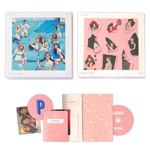 TWICE - 2nd Mini Album PAGE TWO Random Ver. Cheer Up Package + Photobook + Garland R + Photocard + Gift - Image 1