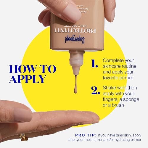 Supergoop! Protec(tint) Daily Skin Tint SPF 50 - 24N - Light, Buildable Coverage for Immediately Smooth, Even-Looking Skin - Natural Finish thumbnail 8