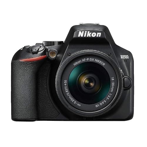Nikon D3500 W/ AF-P DX NIKKOR 18-55mm f/3.5-5.6G VR Black - Image 1