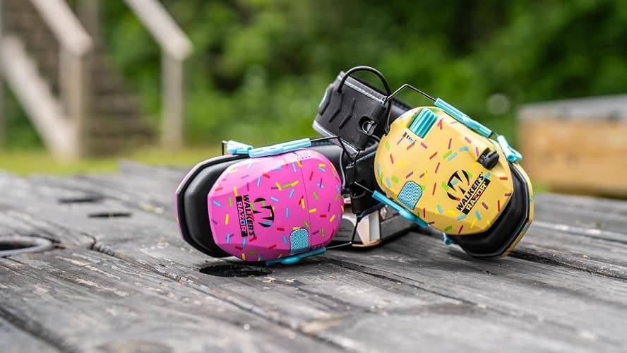 Walker's Razor Slim Ultra Low Profile Compact Design Adjustable Range Shooting Hunting Hearing Protection Electronic Earmuffs thumbnail 3