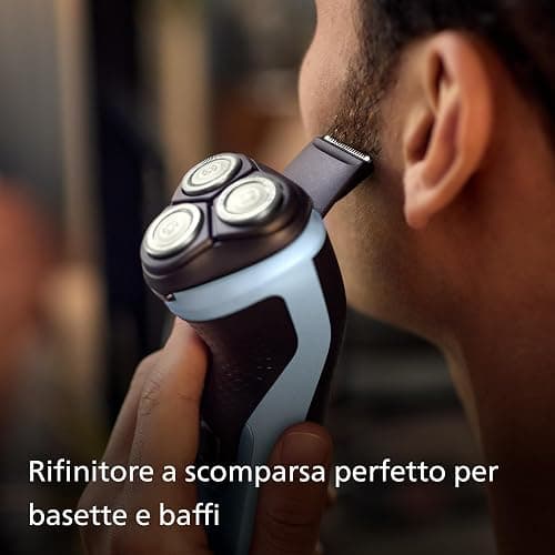 Philips rasoio elettrico serie 3000x - Rasoio elettrico Wet & Dry per uomo colore blu cielo, con tecnologia SkinProtect, rifinitore a scomparsa, rasoio ergonomico per uomo (modello X3053/00) thumbnail 8
