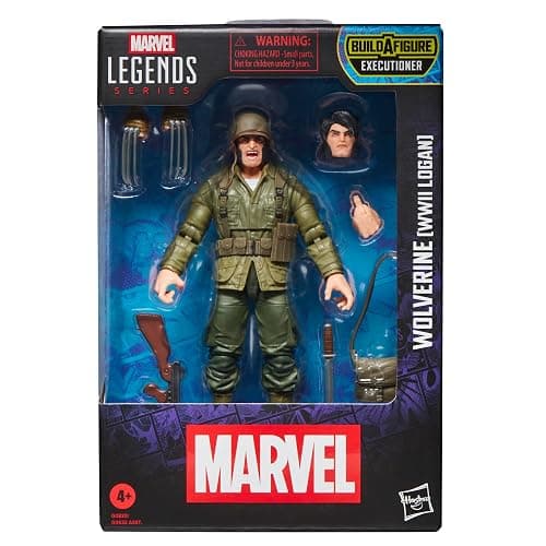 Marvel Legends Series Wolverine (WWII Logan), X-Men Comics Collectible 6-Inch Scale Action - Image 1