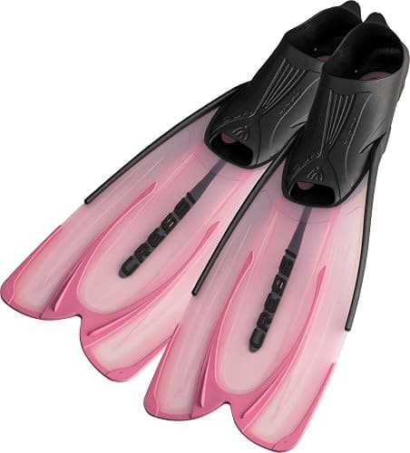 Cressi Adult Snorkeling Fins with Self-Adjustable Comfortable Full Foot Pocket | Perfect for Traveling | Agua: made in Italy thumbnail 4