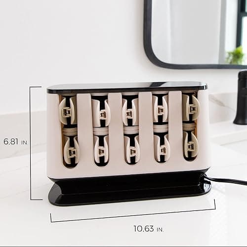 Remington Shine Therapy Argan Oil & Keratin Treated Hot Rollers Set, Professional Hair Curlers for Setting All Hair Lengths from Short and Medium to Long thumbnail 8