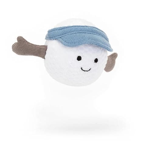 Jellycat Amuseables Golf Ball Stuffed Toy, 2.5 inches - Golf Ball Plush for Sports Fans thumbnail 5