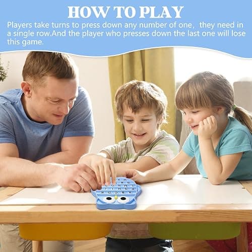 Fidget Toys for Kids, Owl Shaped Silicone Squeeze Sensory Toys, Alphabet Bubble Stress Anxiety Relief Relax Tools for Kids Adults School Classroom Gift Party Favors (Blue) thumbnail 4