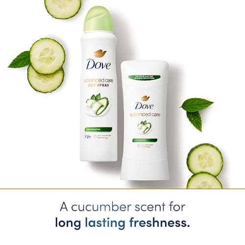Dove Advanced Care Antiperspirant Deodorant Stick Cool Essentials 4 ct for helping your skin barrier repair after shaving 72 hour odor control and sweat protection with Pro Ceramide Technology 2.6 oz thumbnail 6