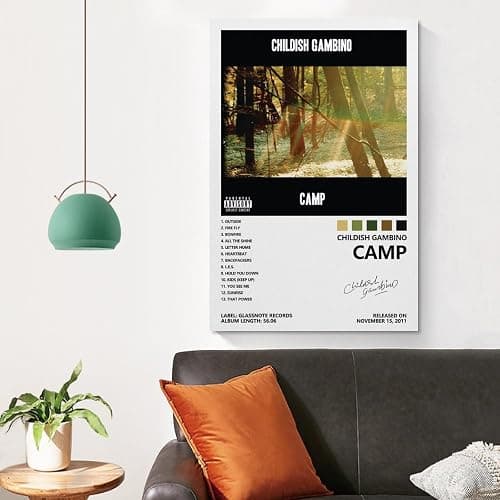 CHAUE Childish Poster Gambino Camp Album Cover Poster for Bedroom Aesthetic Canvas Art Wall Decor 12x18inch(30x45cm) thumbnail 4
