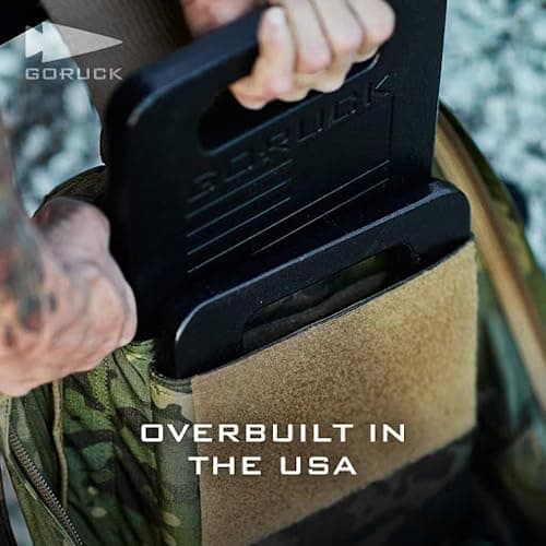 GORUCK Ruck Plate – USA Made Weight for Rucking, Strength & Fitness, Fits with Rucker & Ruck Plate Carrier – 10LB, 20LB, 30LB, 45LB thumbnail 2