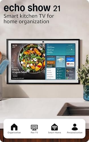 Amazon Echo Show 21 (newest model), Full HD 21" kitchen hub for home organization, with built-in Fire TV and Alexa+ Early Access thumbnail 9