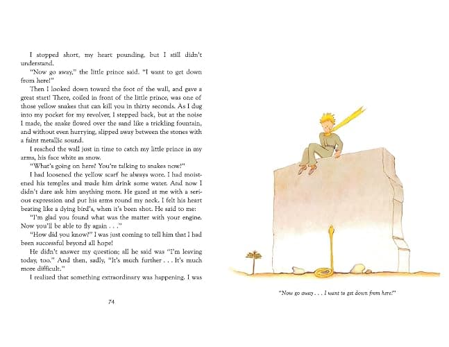 The Little Prince Deluxe Edition: The Timeless Classic with a Touch of Wonder, Experience the Beauty of Seeing with the Heart (Mariner Classics) thumbnail 4