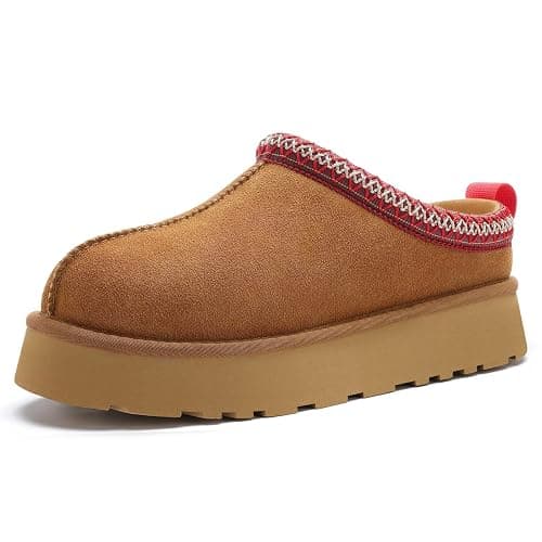 Women's Slippers Platform Mini Boots Short Ankle Boot Fur Fleece Lined House slippers Anti-Slip Boot For Outdoor thumbnail 4