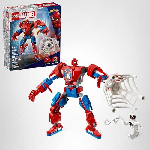 LEGO Marvel Spider-Man Mech vs. Anti-Venom Building Toy Set - Spider-Man Toy for Kids, Boys and Girls, Ages 6+ - Buildable Action Figure - Superhero Gift for Birthday - 76308 thumbnail 7