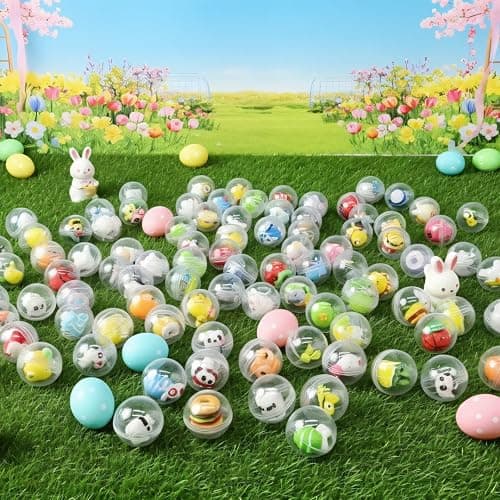 50pcs Adorable Mini Kawaii Capsule Toys Collection Perfect for Sharing Educational Great for Kids Boys Girls Goodie Bag Christmas Stocking Stuffers Treasure Box Classroom Prizes Carnival Gifts thumbnail 4