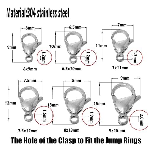 1000Pcs Small 0.6x4mm Stainless Steel Split Rings Jump Rings Connector Rings for Jewelry Making Bracelet Necklaces Earrings Keychain DIY Craft (12599-4mm) thumbnail 2
