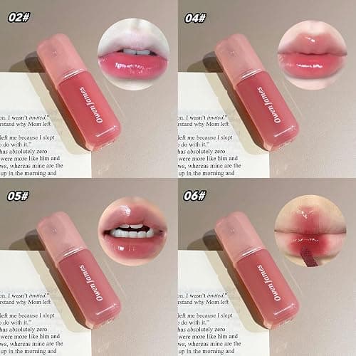 4PCS Hydrating Lip Gloss Set,Highly-Pigmented Korean Lip Glaze,Plumping Lipgloss, Moisturizing Mirror Liquid Lipstick, Non-Stick Cup,Glossy Finish,Long-lasting Natural Makeup thumbnail 2