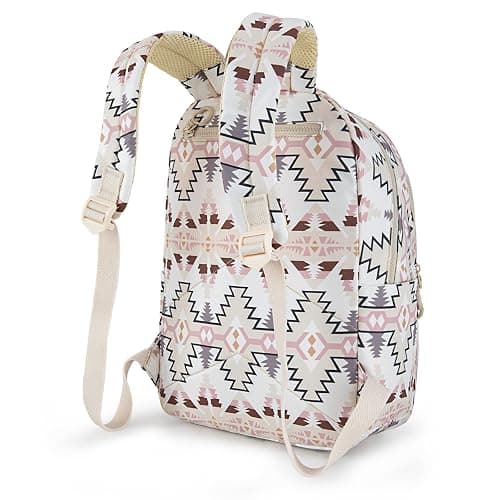 Montana West x Wrangler Aztec Backpack Mommy Daypack Western Travel Bag for Women - Tan thumbnail 5
