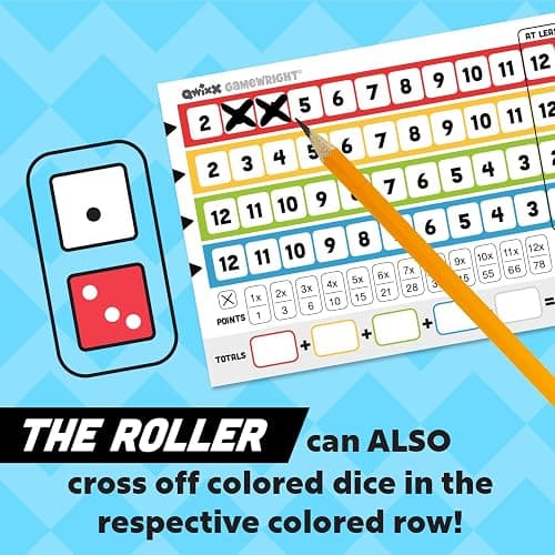 Qwixx: The frantic dice rolling game that everyone plays at once! For ages 8+ thumbnail 6