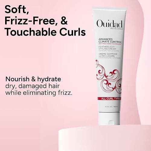 Ouidad Advanced Climate Control Featherlight Styling Cream Defines Curls Soft Hold Heat Ptotected 168ml thumbnail 11