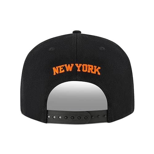 Ultra Game Men NBA Official Twill Snap Back Ultimate Black Baseball Cap Hat thumbnail 3