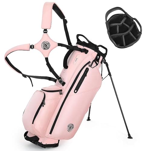 Golf Stand Bag, Lightweight Golf Bags with 7 Way Full-Length Dividers, 900D Weather-Resistant Farbic, Cooler Pockets, Ergonomic Adjustable Strap for Men Women - Image 1