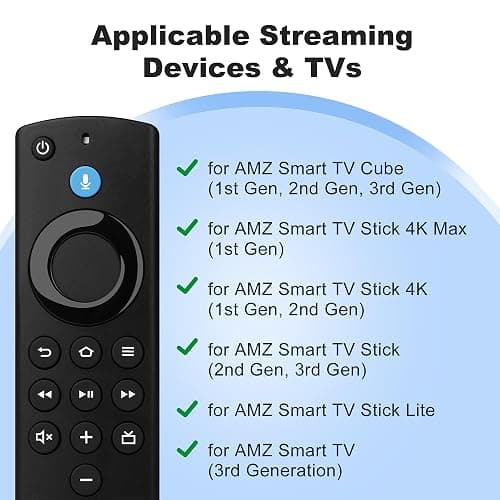Replacement Voice Remote Control Compatible with Fire TCL Smart TV Lite, Insignia, TVs Cube, Hisense, Pioneer, for TVs Stick (2nd gen/3rd gen/4K Max) with Voice Control thumbnail 2