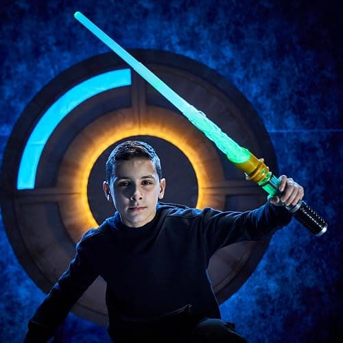 STAR WARS Power Crystal Lightsaber, 7 Colors & 10 Crystals, 50+ Color-Changing Combinations, Lights & Sounds, Toys for Boys & Girls, Kids, Ages 4+ thumbnail 7