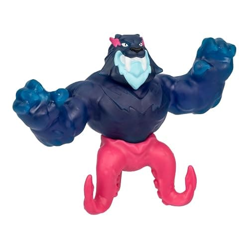 MrBeast Lab - Hyper Fusion Stretchy Hero, Sabertooth Squid, 5 Inch (12.7CM) Goo Filled Standing Figure, Stretch Up to 3 Times His Size, Collect All 3; Cobra Panther, Tiger Dragon and Sabertooth Squid thumbnail 6