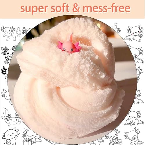 Axolotl Cloud Slime, Premium DIY Scented Slime for Boys Girls, Party Favors for Kids 8-12, Girls Toys 4-8 Years Old, Slimes Kit for Kids Ages 8-12, Relief Fidget Toy, Sensory Toy thumbnail 3