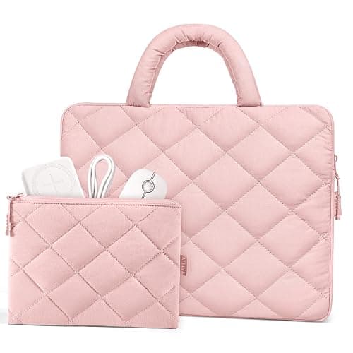 Allive Puffy Laptop Sleeve 13-14 Inch - Shockproof Laptop Case with Handle, Accessories Case – Fits MacBook Air 13 Inch, MacBook Pro 14 Inch, Chromebook Case - Image 1