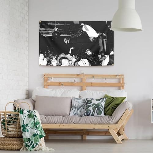 BYADKOA- Playboi Carti Die Lit Album Cover Flag Banner Aesthetic Decorative Durable Man Cave Wall tapestry with 4 Brass Grommets 3x5 Feet Flag Suitable For Indoor And Outdoor Decorate for College Dorm thumbnail 2