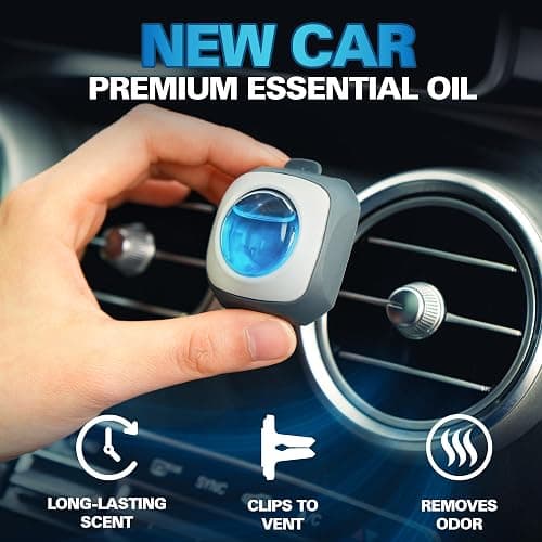 Air Jungles Car Air Fresheners Clip 6 Ct, Variety Pack Vent Clips | Natural Essential Oil, Car Fragrance Accessories for Women and Men, Odor Eliminator, 4 mL Each thumbnail 3
