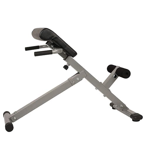 Sunny Health & Fitness Foldable Hyperextension Roman Chair w/Back Extension, Home Gym Sit Up Bench for Glute & Ab Workouts, Optional Adjustment Incline & Multi-Function Heavy-Duty Exercise Equipment thumbnail 6