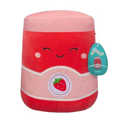 Squishmallows 14-Inch Janna Strawberry Jam - Large Ultrasoft Official Kelly Toy Plush - Image 1