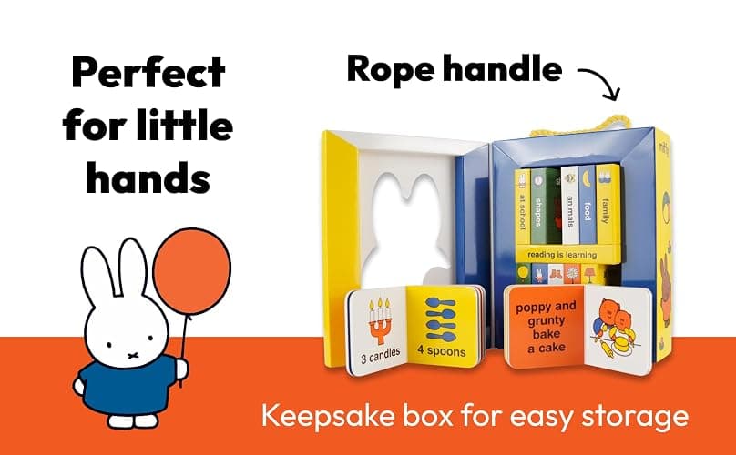 Miffy: My Little Learner Library - My First Library 12 Book Set Miffy Board Book thumbnail 5
