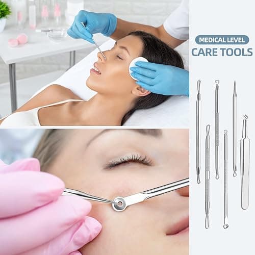 JPNK Blackhead Remover Comedone Extractor Acne Removal Kit.. thumbnail 5