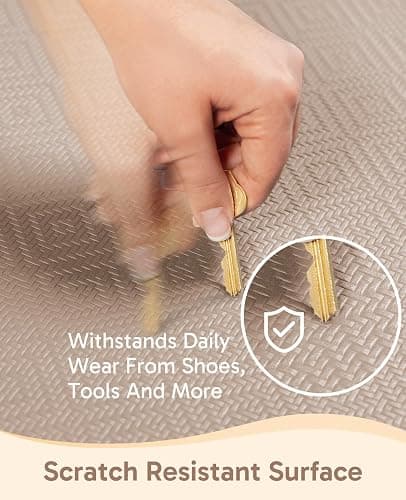 Ophanie Kitchen Mats for Floor,3/4 inch Thick,20x32 Anti Fatigue Cushioned Mat with 99+ Pairs of Anti-Slip Bottom Ridges,Kitchen Rugs,Waterproof,Comfort Ergonomic Standing Mat for Office,Home,Sink thumbnail 6