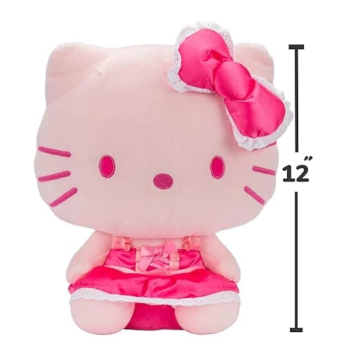 Hello Kitty and Friends - Hello Kitty 12” Pink Monochrome Plush - Hello Kitty Pink thumbnail 3