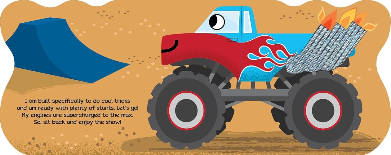 Mega Monster Truck - Touch and Feel Board Book - Sensory Board Book (Touch & Feel Sensory Board Books for Baby & Toddler Time) thumbnail 4