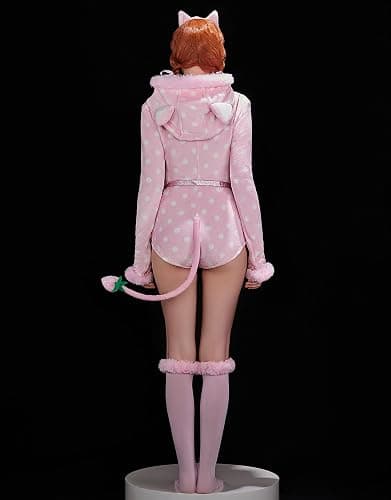 Micotaku Strawberry Shortcake Womens Bodysuit Onesie Pajama Strawberry Crunch Ice Cream Onesie thumbnail 4