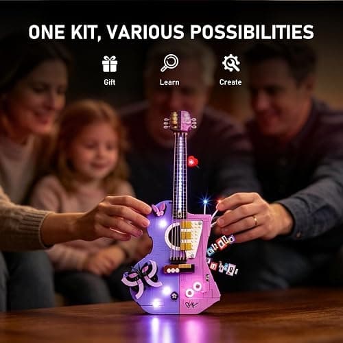 BRIKSMAX Light Kit Compatible with LEGO Olivia Rodrigo's Dual Guitar | Editions 43031 - Movie-inspired lighting - Immersive display experience - Perfect for fans and collectors - NO LEGO thumbnail 5