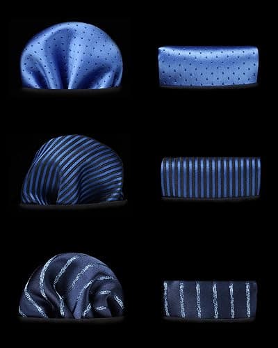 HISDERN Mens Ties Set Collection Tie and Pocket Square Lot 3 Pcs Formal Business Neckties present Box Wedding Necktie thumbnail 3